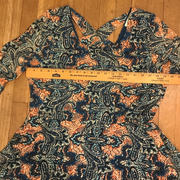 5/$25 Forever 21 + Floral Lace Circle Dress - Picture 4 of 8
